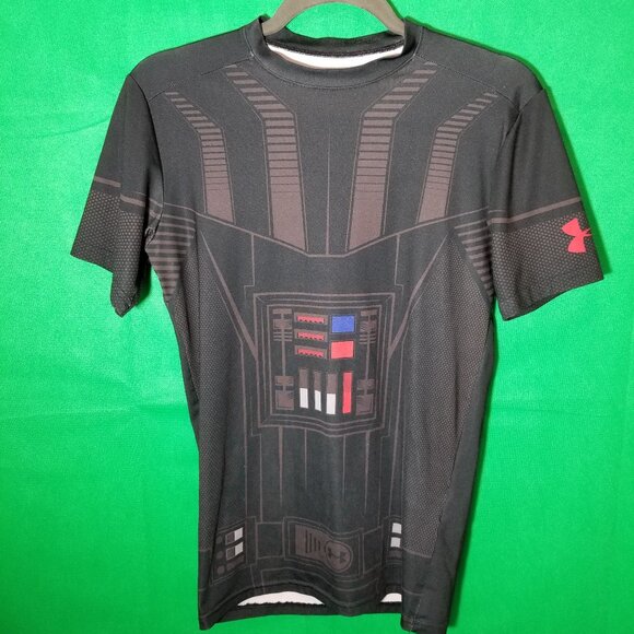 Under Armour Star Wars Darth Vader Compression Shirt Men's Size Medium Black - Picture 1 of 10